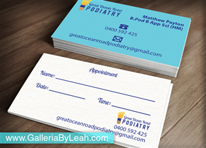 Business Card Design by galleria.by.leah for this project | Design: #3638085