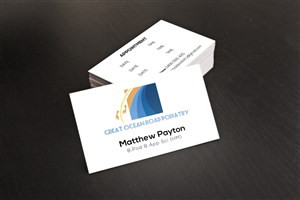 Business Card Design by Ron Mickey for this project | Design: #3648325