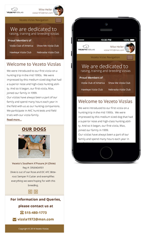 Web Design by KBDezines for this project | Design: #3662535