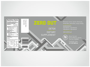 Leading Nutrition Company Needs a Stylish Label Design! | Verpackungs-Design von HYPdesign
