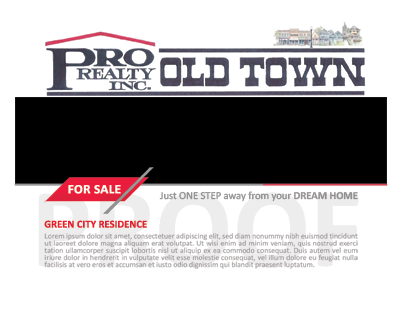 Postcard Design by 4FinePrint for Pro Realty Old Town | Design #3662906