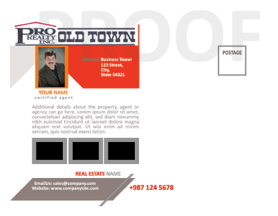 Postcard Design by 4FinePrint for Pro Realty Old Town | Design #3662909