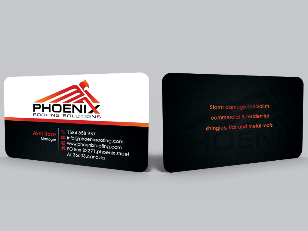 Roofing Business Cards : Roofing Business Cards - 11 Examples to Inspire You & 3 ... / Free 1 color silkscreen included (both sides) view pricing.