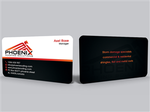 Design de Carte de Visite par Hardcore Design pour Phoenix Roofing Solutions | Design : #3675946