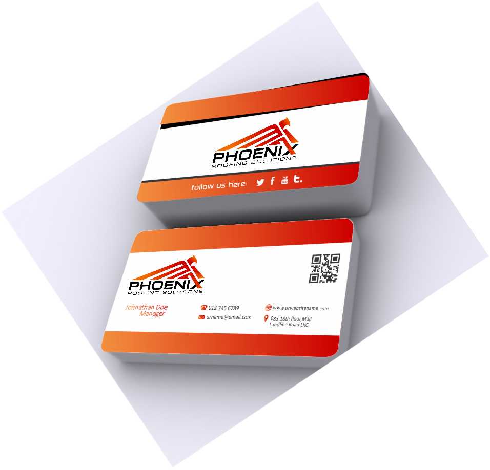 Visitenkarten-Design von AwsomeD für Phoenix Roofing Solutions | Design #3654305