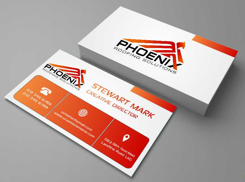 Business Card Design by AwsomeD for Phoenix Roofing Solutions | Design #3654309