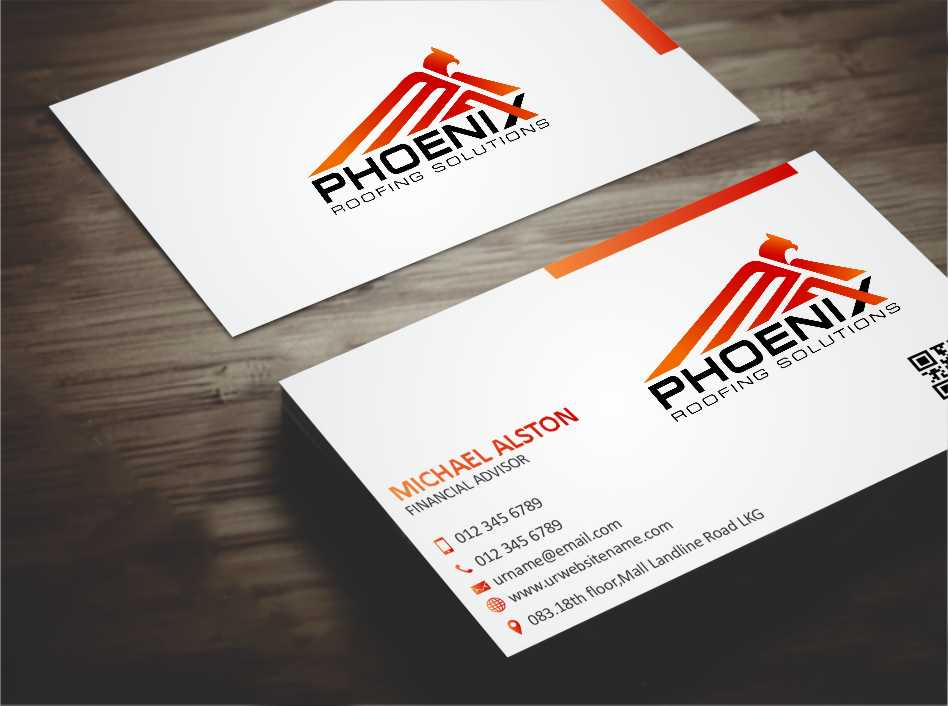 Business Card Design by AwsomeD for Phoenix Roofing Solutions | Design #3654317