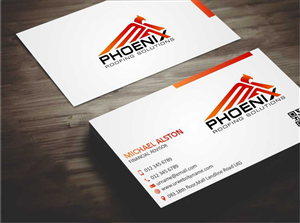 Design de Carte de Visite par AwsomeD pour Phoenix Roofing Solutions | Design : #3654317