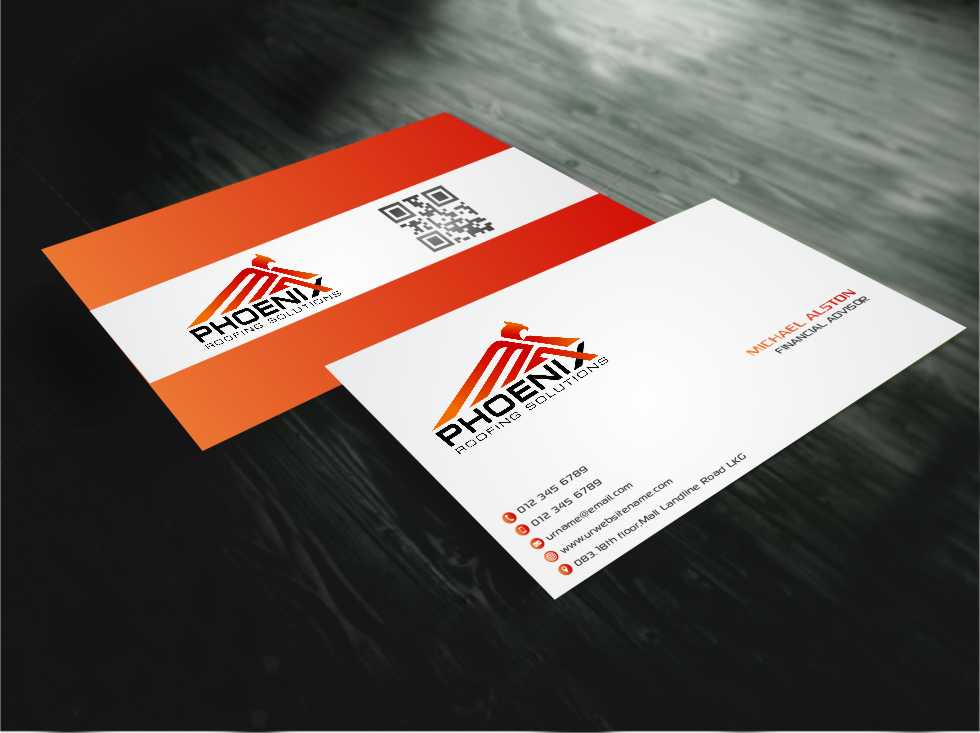 Business Card Design by AwsomeD for Phoenix Roofing Solutions | Design #3654318