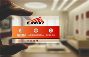 Design de Carte de Visite par AwsomeD pour Phoenix Roofing Solutions | Design : #3654320