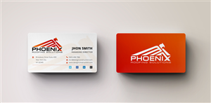Diseño de Tarjeta de Presentación por stoodio.id para Phoenix Roofing Solutions | Diseño #3684731