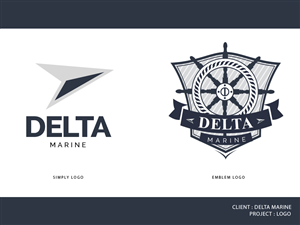 Logo Design by propheticdesigner for Delta Marine Service | Design #3658818