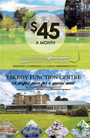 Postcard Design by Juuri for Lithgow Golf Club | Design #3666999