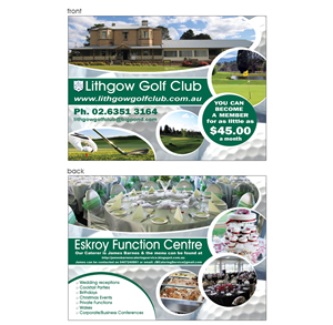 Postcard Design by Maden for Lithgow Golf Club | Design: #3649610