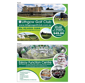 Postcard Design by Maden for Lithgow Golf Club | Design: #3649646