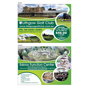 Postcard Design by Maden for Lithgow Golf Club | Design #3671793