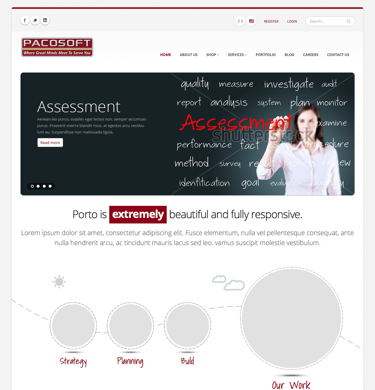 Modern, Professional, Software Web Design for Passion+Week+Computer ...