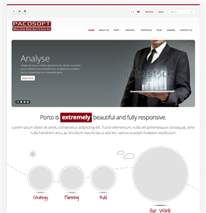 Web Design by pb for Passion+Week+Computer+Software+%28PACOSOFT%2C+INC%29 | Design: #3658407