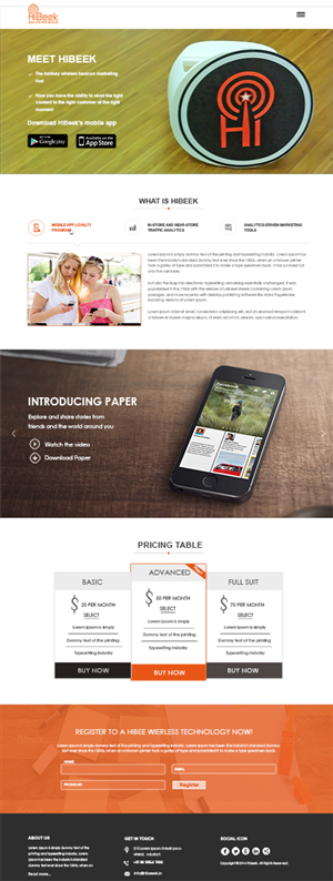 Diseño Web por Mayank Patel para este proyecto | Diseño #3667571