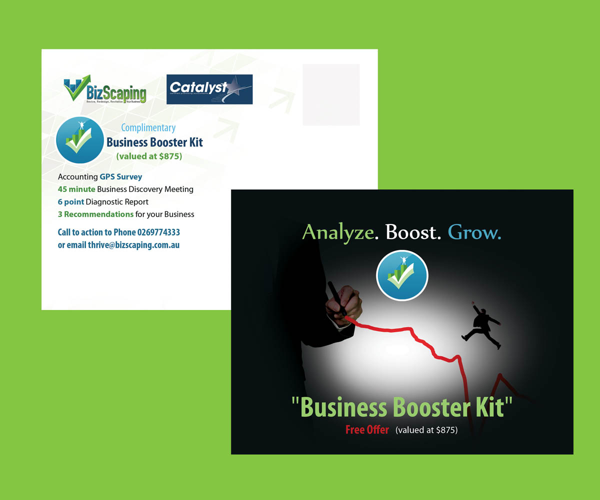 Postcard Design by uk for BizScaping | Design #3685594