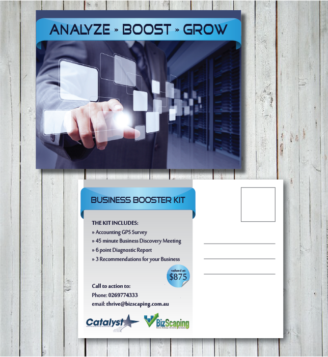 Postcard Design by alex989 for BizScaping | Design #3660590