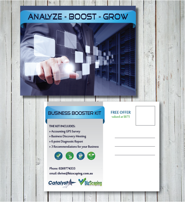 Design de Carte Postale par alex989 pour BizScaping | Design #3685800