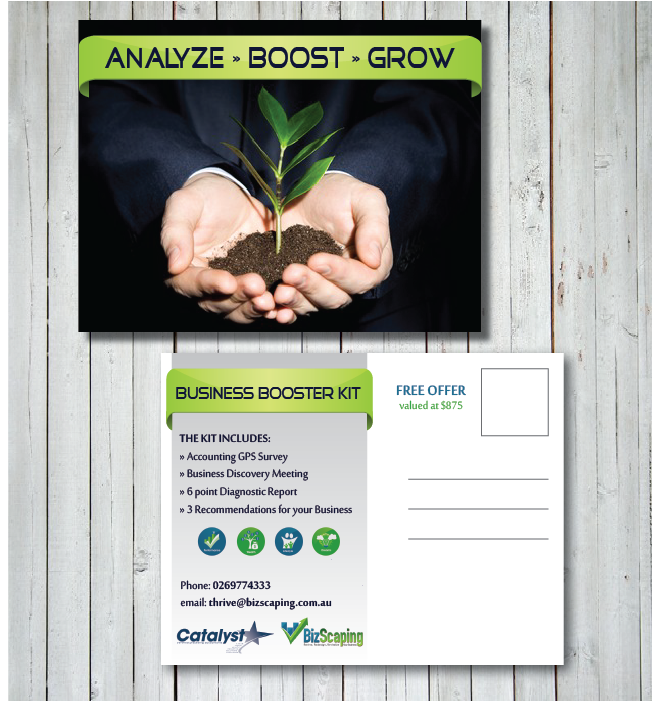 Design de Carte Postale par alex989 pour BizScaping | Design #3685802
