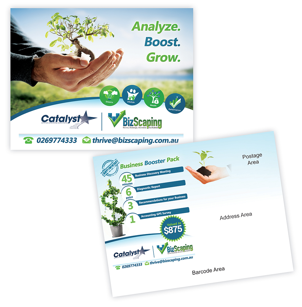 Design de Carte Postale par creationz2011 pour BizScaping | Design #3699611