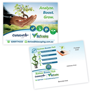 Postcard Design by creationz2011 for BizScaping | Design #3700417