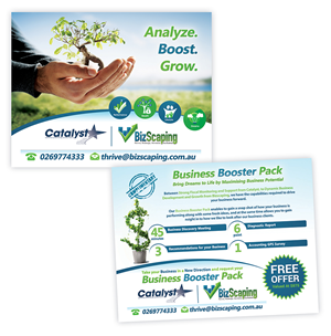 Design de Carte Postale par creationz2011 pour BizScaping | Design : #3731167