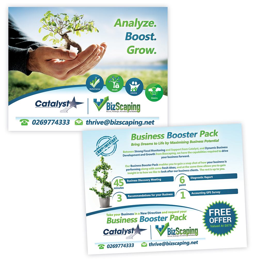 Design de Carte Postale par creationz2011 pour BizScaping | Design #3737336