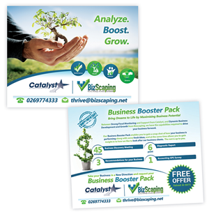Design de Carte Postale par creationz2011 pour BizScaping | Design : #3737336