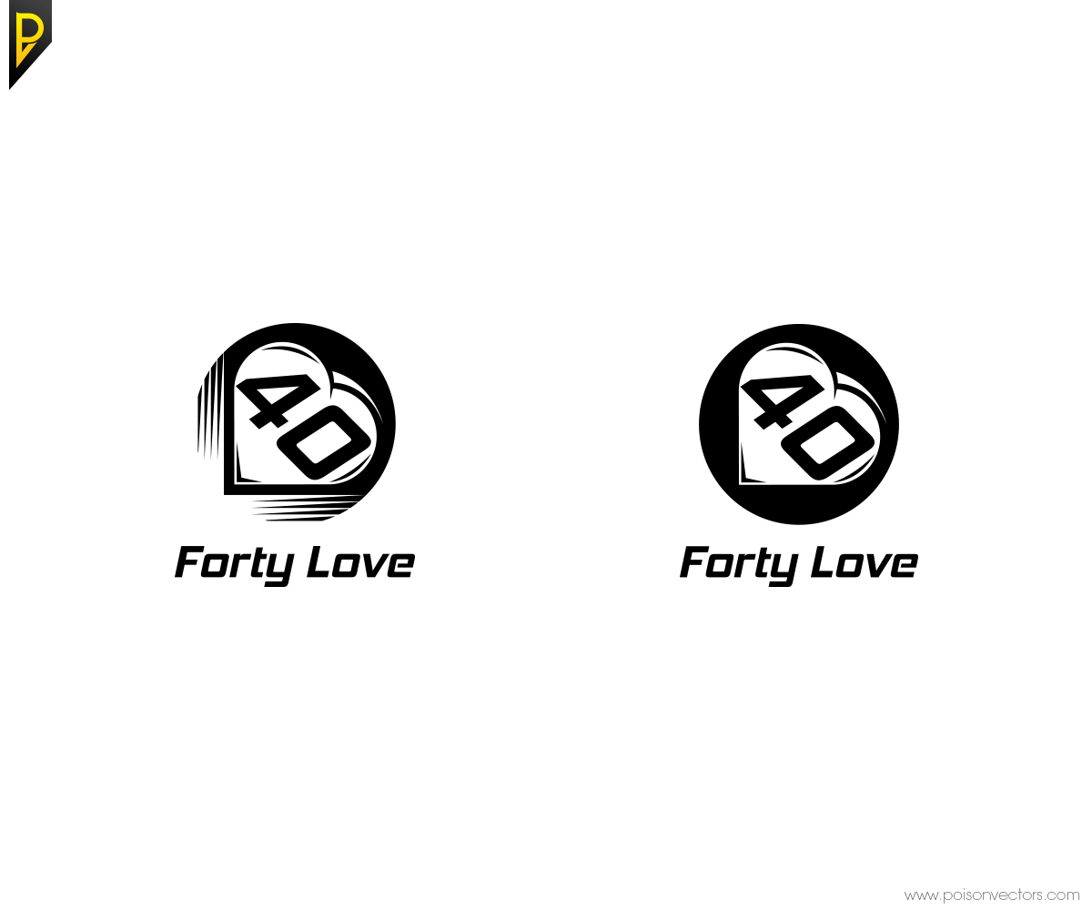Logo Design by poisonvectors for Forty Love | Design #3642622