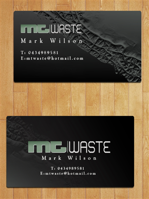 Business Card Design by AasmaaAdvertiser