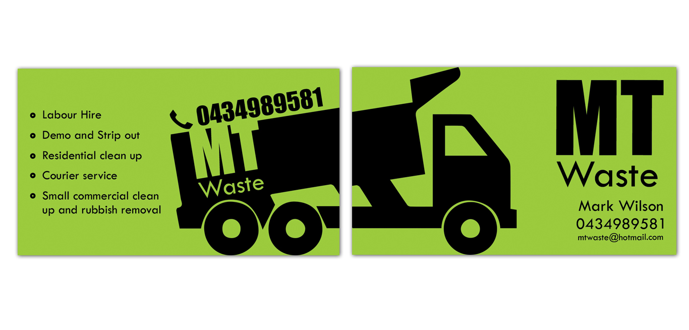 Design de Carte de Visite par tale026 pour mt waste | Design #3660340