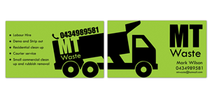 Design de Carte de Visite par tale026 pour mt waste | Design : #3660340