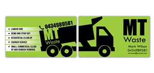 Design de Carte de Visite par tale026 pour mt waste | Design : #3665846
