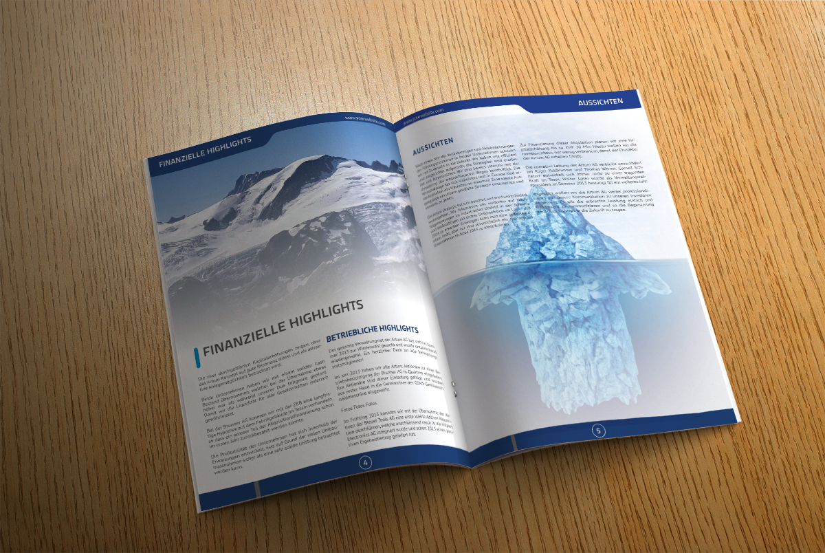 Brochure Design by iTech Graphics for Novus Partners AG | Design #3658653