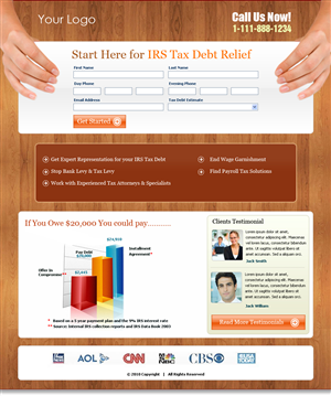 Landing Page Design by Expert Designer