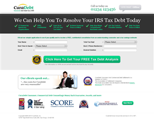 Landing Page Design by Monoxine