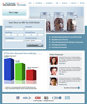 Landing Page Design by Wills