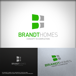 Diseño de Logo por carlomagno para Brandt Homes P/L | Diseño: #3667232