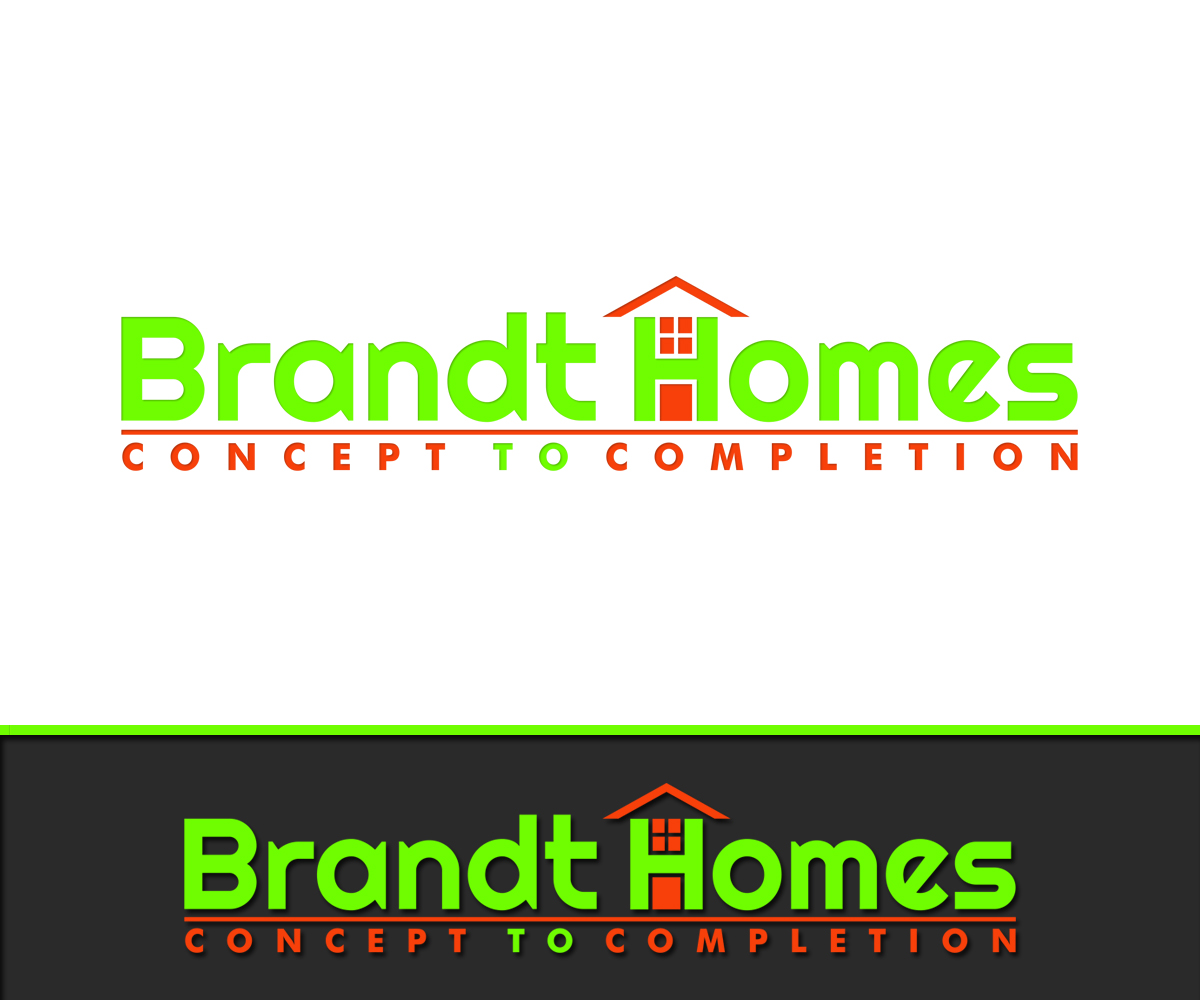 Logo Design by pine design for Brandt Homes P/L | Design #3689350