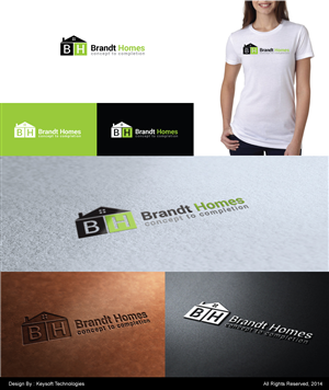 Logo Design by Keysoft for Brandt Homes P/L | Design: #3681029
