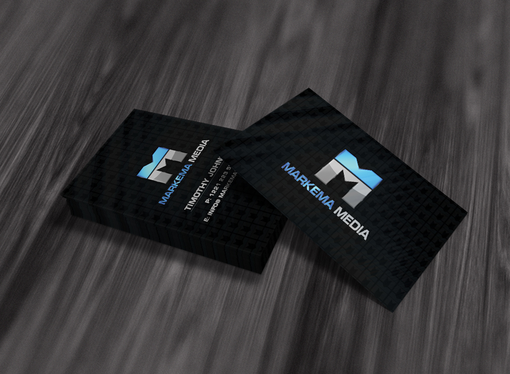 Business Card Design by diRtY.EMM for markema media | Design #913785