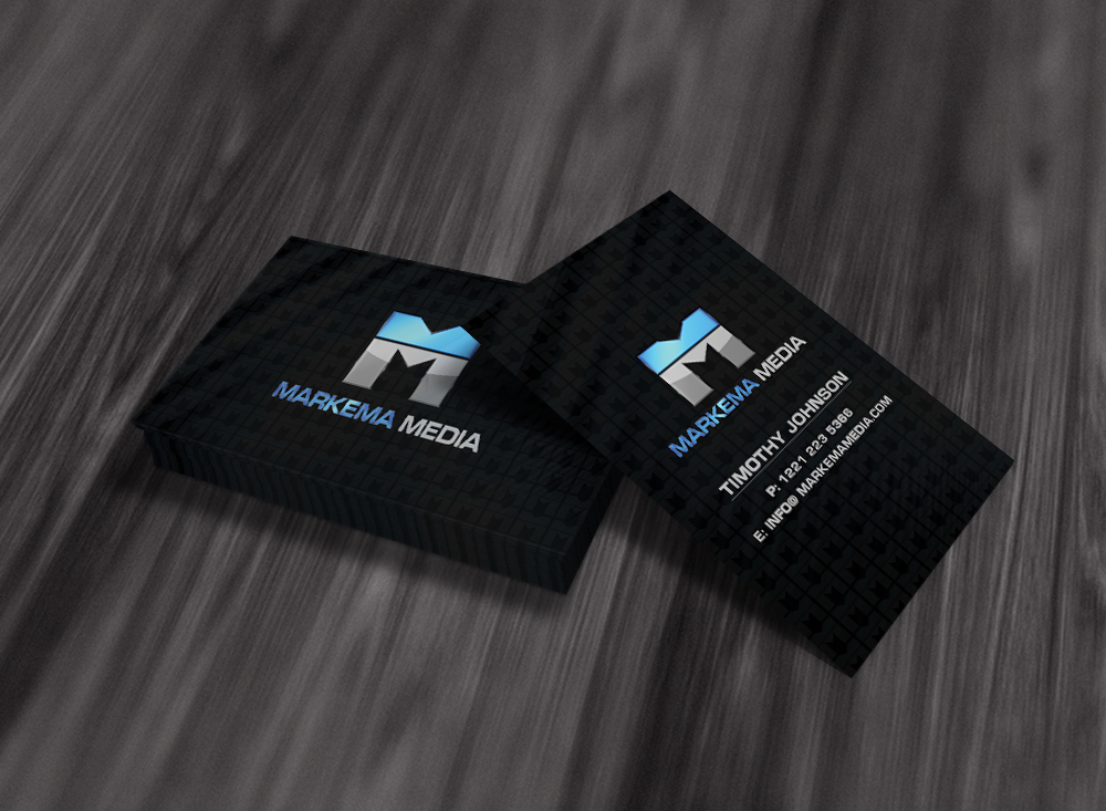 Business Card Design by diRtY.EMM for markema media | Design #913786