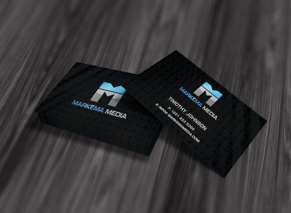 Business Card Design by diRtY.EMM for markema media | Design #913787
