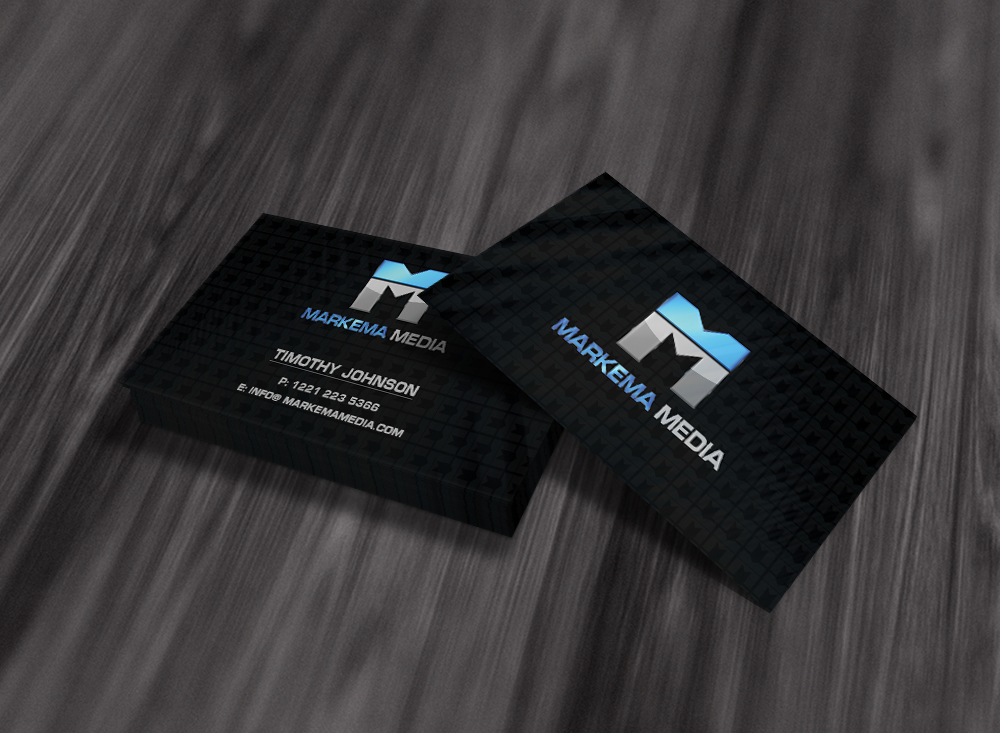 Business Card Design by diRtY.EMM for markema media | Design #913788