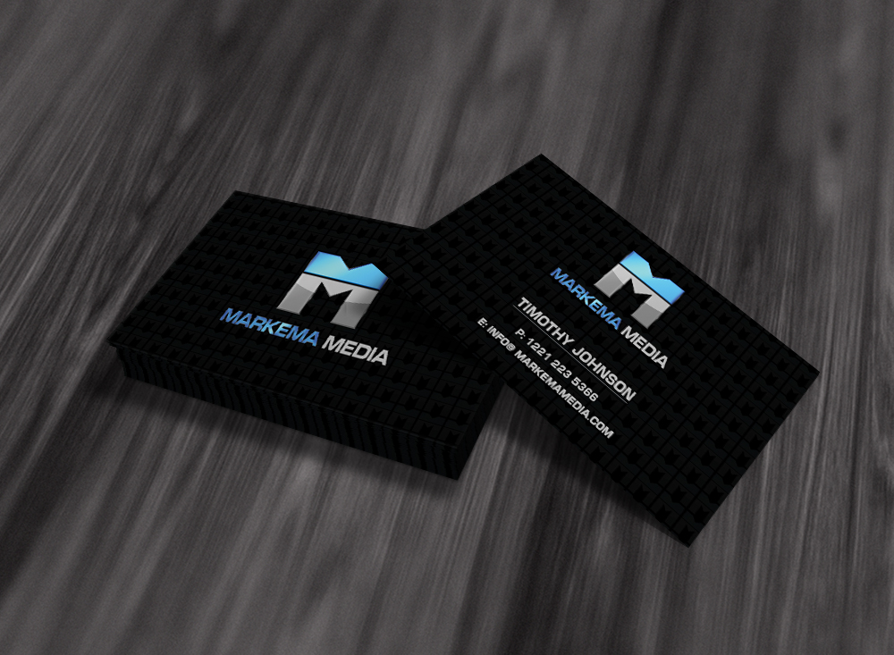 Business Card Design by diRtY.EMM for markema media | Design #913794