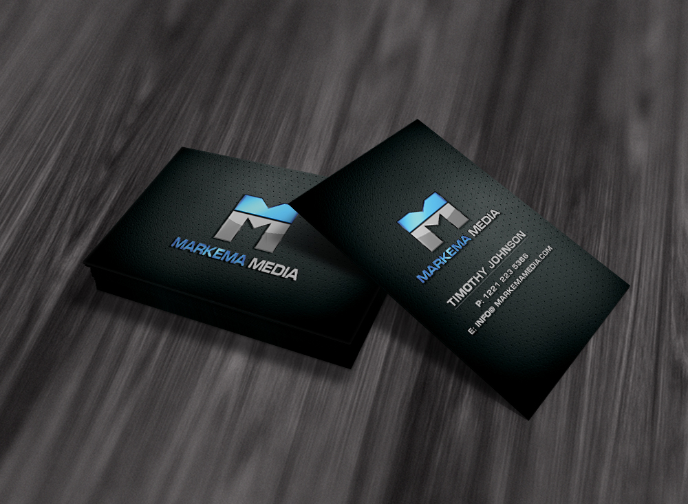 Business Card Design by diRtY.EMM for markema media | Design #916756